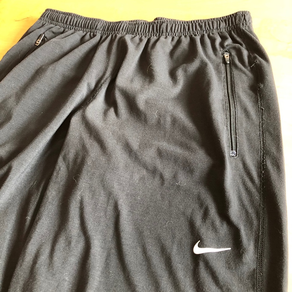 NIKE Dry Fit Running Workout Pants Men's Black
